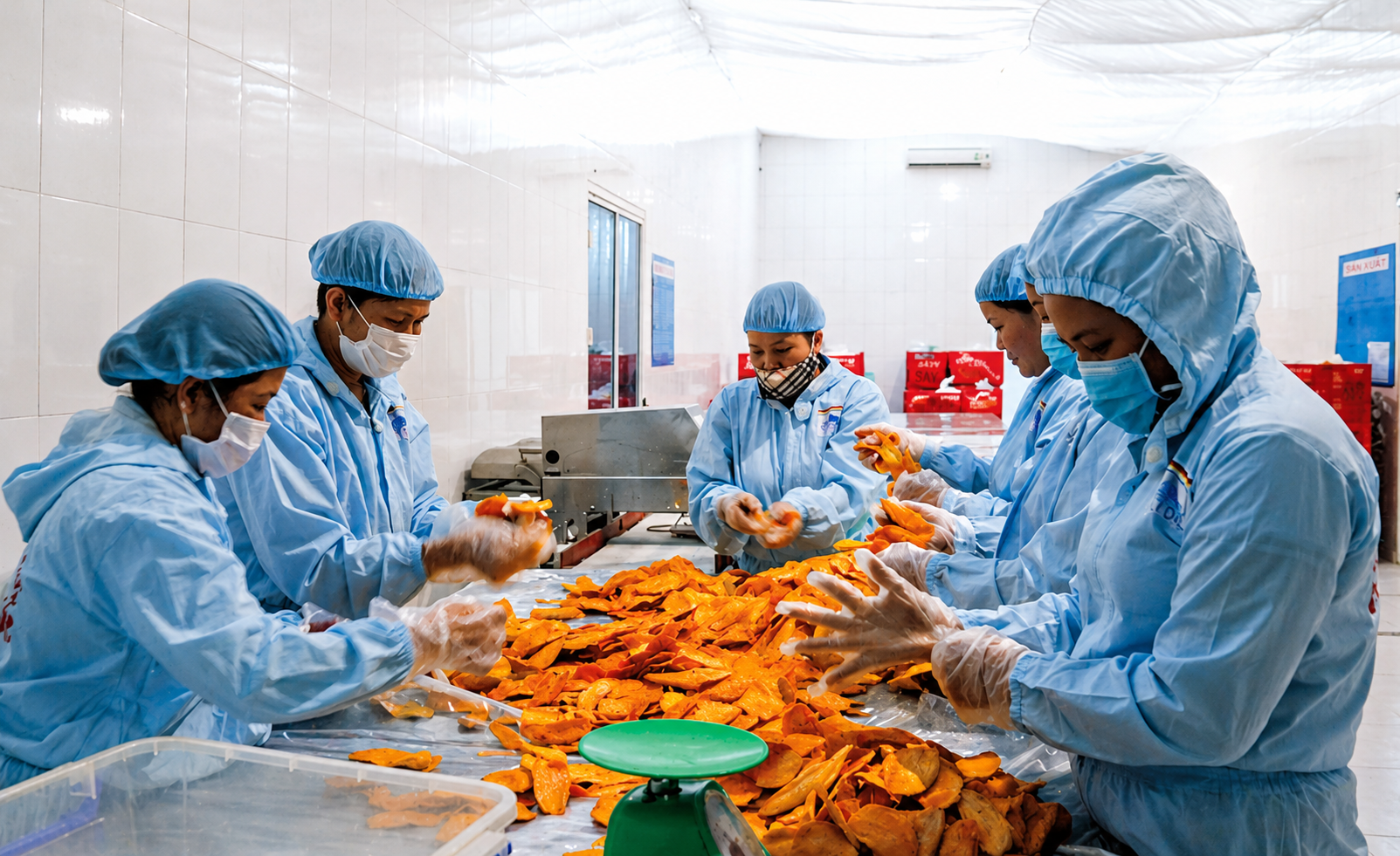 Raw material screening process