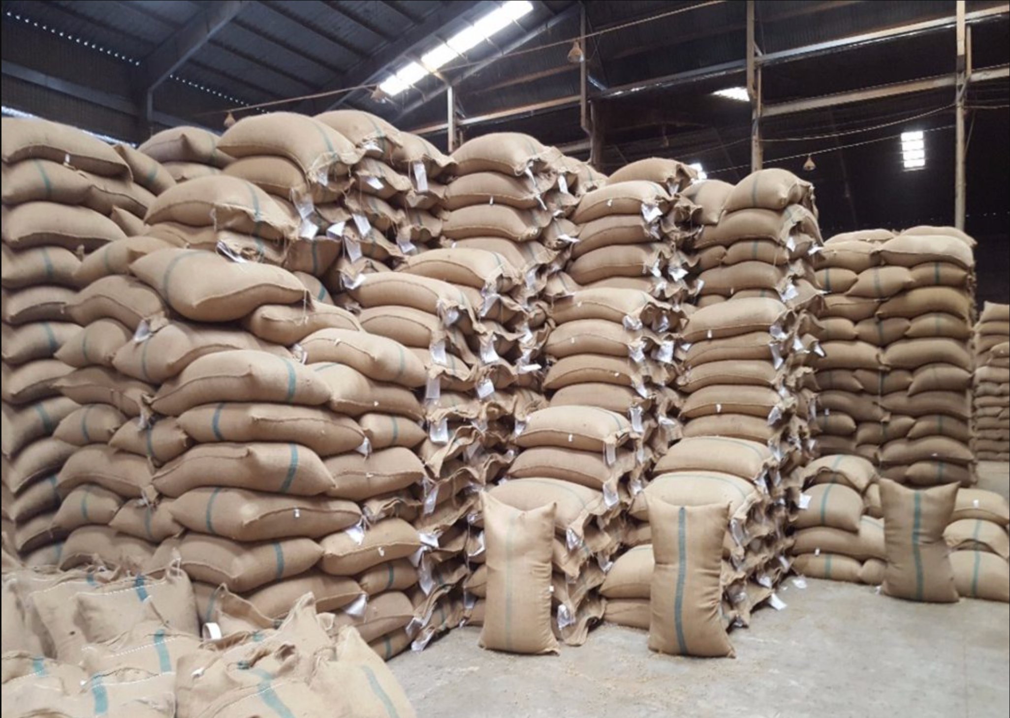 Large-Capacity Raw Material Storage
