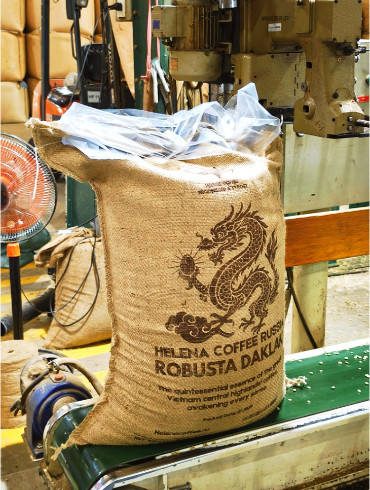 Premium Robusta Coffee Packaging
